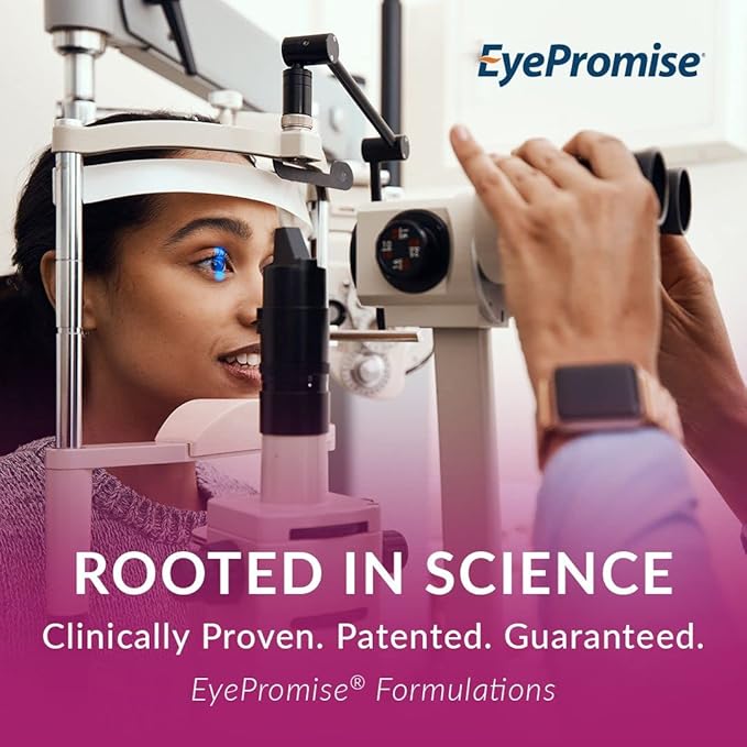 EyePromise Macular Health Eye Vitamin - 60 Softgels 30-Day Supply - Zinc-Free Eye Health Support with Zeaxanthin Lutein Vitamin C D &amp E and Omega 3 Fish Oil