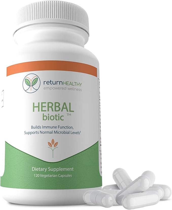 Herbal Biotic Immune Support Vitamins Natural Immune System Booster for Adults Immune Support Supplement Enriched with Cat’s Claw for Probiotic Balance Digestive Health 120 Vegan Capsules