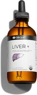 Blisque – Organic Liver Support Complex Supplement to Detox Cleanse and Repair the Liver | Doctor-Approved | Natural Ingredients | Milk Thistle and Dandelion Root | 4 Ounce | 118 Servings