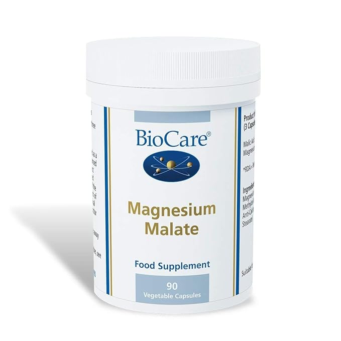 BioCare Magnesium Malate 90 Vegi Capsules (Pack of 3)