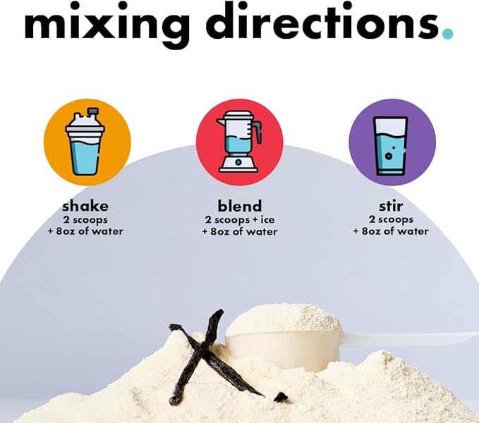 Kick Whey Protein Powder Vanilla Flavor 25 G Protein Gluten Free Workout Supplement With Amino Acids to Support Fitness Goals &amp Digestive Wellness No Added Sugar No Artificial Flavor 16 Serv