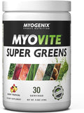 Myogenix MyoVite SuperGreens – Greens Powder Daily Supplement – Enhance Digestion Strengthen Immunity &amp Improve Alkalinity – Locally Grown Greens – Berry Tropical (30 Servings)