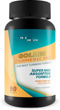Golden Turmeric Pro - Improved Formula - Our Best High Absorption Turmeric Curcumin Gold Turmeric Capsules - Vitamin D Vitamin C Curcumin Ginger Supplements - Gold Support Supplement