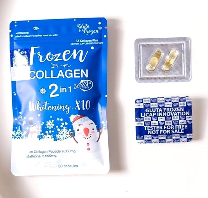 Skinest Frozen Collagen &amp Lazel Gluta Frozen - 2 Packs