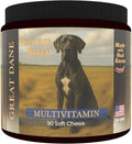 Multivitamins Balanced Nutrition for Your Great Dane 90 Count Made in The USA with Real Bacon