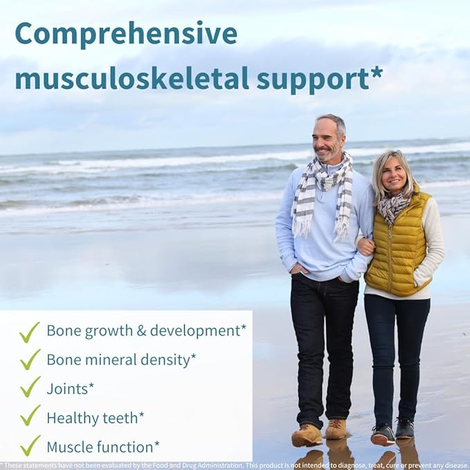 Vegan Vanilla Collagen Protein Powder + Calcium &amp Magnesium Complex Bundle Comprehensive Bone Support by Igennus