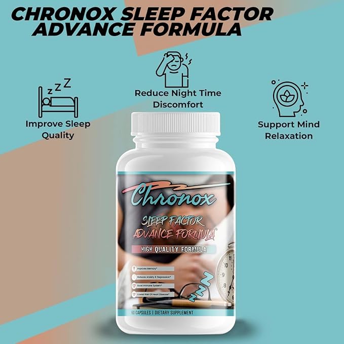 Natural Sleep Supplement with Chamomile &amp Passionflower - Magnesium Sleep Supplement with Herbal Extracts &amp Melatonin for Restful Nights - Enjoy Peaceful Sleep with Sleep Aid Supplement - 60 C