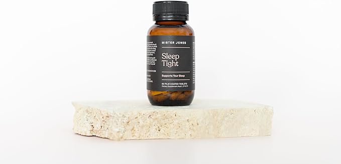Mister Jones Sleep Tight – Nighttime Relaxation &amp Wind-Down Support for Women – Magnesium + Calming Botanicals – Evening Unwind for Restful Nights