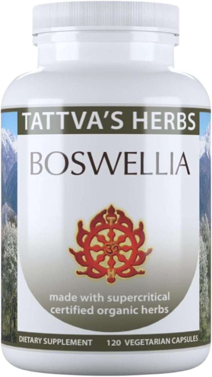 Tattva's Herbs Bundle -Turmeric Curcumin 120 ct. 500 mg. - Plus Boswellia Mobility Support 120 ct. 500 mg.