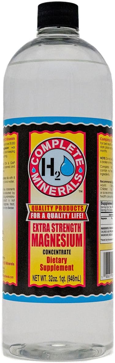 Magnesium Ionic Mineral Water Extra Strength 4X Concentrate 4800 ppm 32 fl. oz.