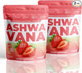 ASHWAVANA Zen Relax Drink Mix - Nootropic Adaptogen-Infused Ashwagandha Beverage - Rhodiola Magnesium L-Theanine - Restore &amp Unwind - Alcohol Alternative - Strawberry Flavor - 60 Count (Pack of