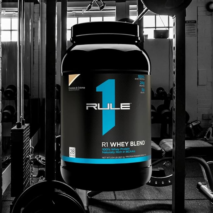 Rule1 R1 Whey Blend 28 Servings Cookies &amp Crème