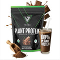 VEDGE Vegan Protein Powder - Plant Protein Powder with Pea Pumpkin &amp Sunflower - USDA Organic Amino Acids Dairy Free Gluten Free Soy Free Keto Non GMO Smooth Texture - Chocolate - 20 Servi