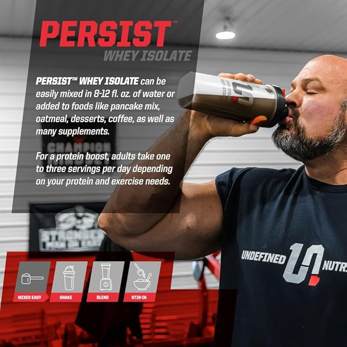 Undefined Nutrition Persist Coffee Ice Cream + Creatine Monohydrate by Brian Shaw