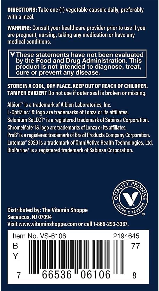 Vthrive Once-Daily Bioactive Multivitamin for Men 50+ Comprehensive Formula Designed to Support Energy Production Promote Stress Management and Enhance Overall Wellness (60 Vegetarian Capsules)
