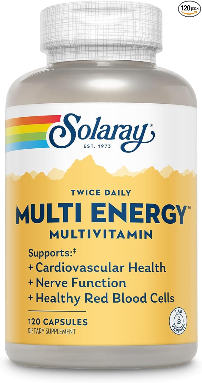 SOLARAY Multi Energy Two Daily Capsule (Btl-Plastic) | 120ct