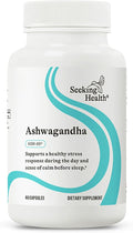 Seeking Health Ashwagandha - Adrenal Support Supplement with Powerful Adaptogen Formula - Support Immune Health &amp Concentration with Ashwagandha Supplement - 467 mg 60 Capsules