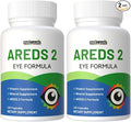 Areds 2 | Eye Care Supplement | Advanced Eye Vitamin Supplement | Eye Capsules for Men &amp Women 240 Capsules (Pack 2)