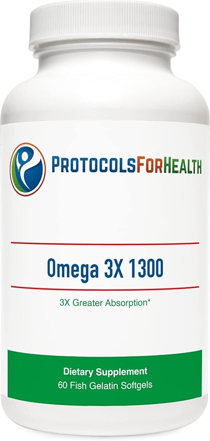 Omega 3X 1300 Cardiovascular Support 60 Softgels