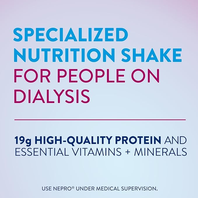 Nepro Nutrition Shake for People on Dialysis19g Protein420 CaloriesMixed Berry8 fl oz(Pack of 48)