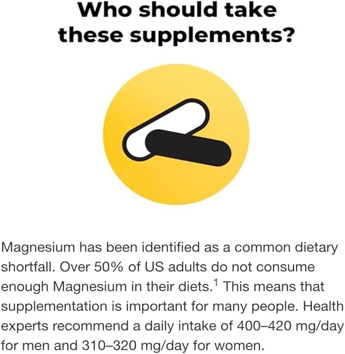 Extra Strength Magnesium 400mg Softgels | Muscle Bone &amp Nerve Support | 180 Softgels – 6 Month Supply | High Potency Daily Magnesium Supplement | Gluten Free Formula
