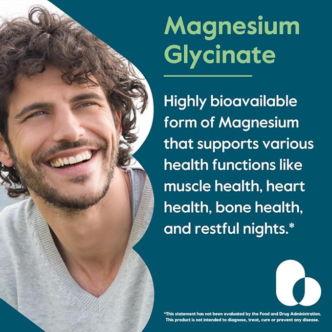 BESTVITE Filler-Free Magnesium Glycinate - 400mg of Magnesium per Serving (240 Veg Caps)- Chelated Bisglycinate for Muscle Relaxation Stress &amp Sleep Support* - For Men &amp Women - No Stearates