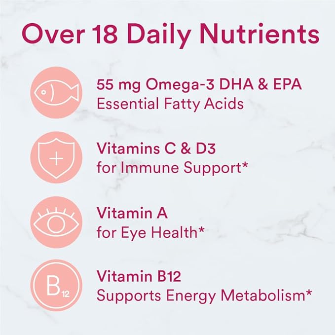 SmartyPants Teen Girl Multivitamin Gummies with Omega-3 Fish Oil (EPA/DHA) Vitamins C D3 B12 A K &amp Zinc Gluten-Free Includes Biotin for Hair Skin &amp Nails 120 Count (Pack of 2)