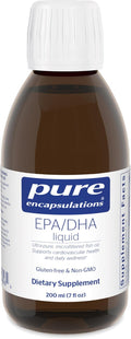 Pure Encapsulations EPA/DHA Liquid | Ultra-Pure Molecularly Distilled Fish Oil Liquid | 7 fl. oz. | Lemon Flavor