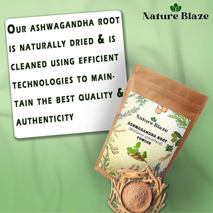 Ayurvedic Indian Ashwagandha Powder 14.1 Oz (400 Gm/0.8 lb)