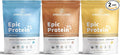 Sprout Living Epic Protein Bundle - Original Chocolate Maca &amp Vanilla Lucuma (20-26g Organic Plant-Based Protein Powder Vegan Superfoods) | 1lb 12 Servings