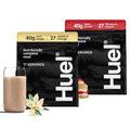 Huel Black Edition Bundle | Vanilla + Strawberry Shortcake 40g Vegan Protein Powder | Nutritionally Complete Meal Replacement | 27 Vitamins and Minerals Gluten Free