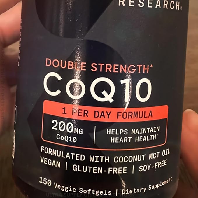 Coenzyme Q10 200 mg Softgels with Coconut MCT Oil Plant-Based Softgel Format 150 Count