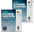 Dr G's Amazing Ionized Cal Mag - Bone Health Calcium Magnesium Powder Supplement - 60 Sticks x 2 Packs for 4 Months (120 Count)