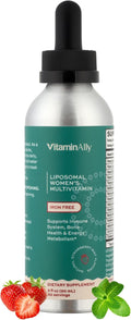 Liposomal Women's Liquid multivitamin Iron Free Drops| Sugar Free | Non-GMO | Gluten Free | Supports Immune System Bone Health and Energy Metabolism