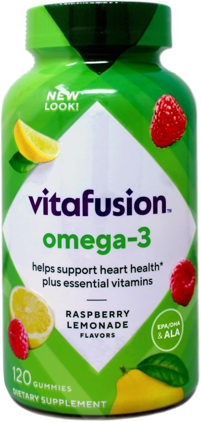 Vitafusion Omega-3 GTLvb Gummies - 120 Count (3 Pack) YzcrD