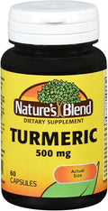 Nature's Blend Turmeric 500mg 60 Capsules (Pack of 2)