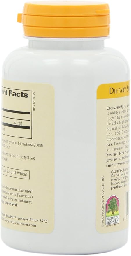 Nature's Answer Coq-10 50 Mg 60-Count