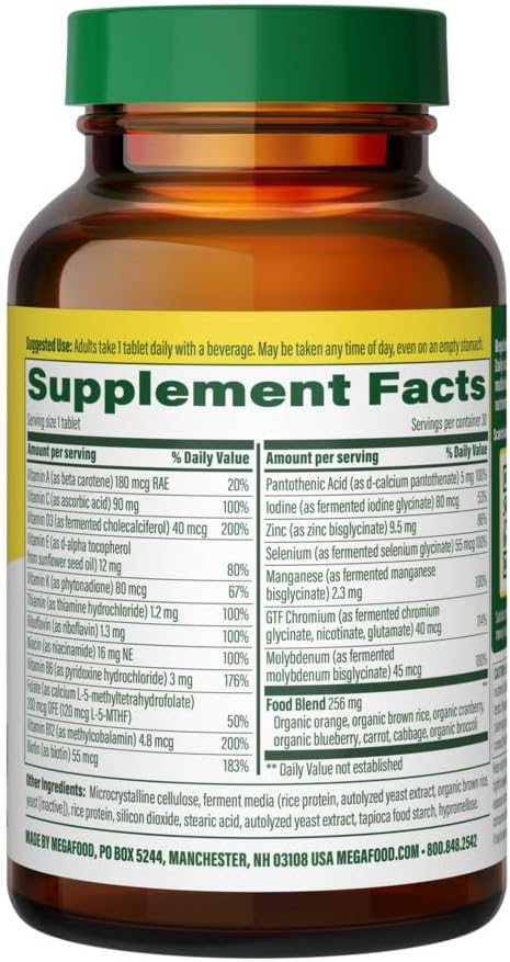 Megafood Women's 55+ One Daily Multivitamin 30 Ct