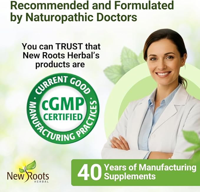 NEW ROOTS HERBAL Heme Iron Supplement | 4-in-1 Formula with Vitamin C B12 Folate for Best Absorption | Raise Hemoglobin &amp Ferritin for Women &amp Men Low-FODMAP (30 Capsules)