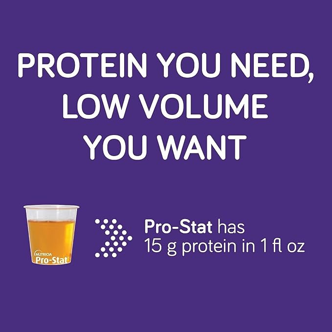 Pro-Stat Concentrated Liquid Protein Medical Food - Peach Flavor (with Fiber) 30 FL Oz Bottle (Case of 6)