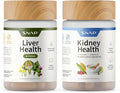Snap Supplements Liver Health Milk Thistle Supplement + Kidney Health Cranberry Supplement Bundle 60 Vegetarian Capsules (30-Day Supply)