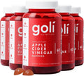 Goli Apple Cider Vinegar Gummies - Worlds First ACV Gummy with Vitamin B12 Beetroot &amp Pomegranate - Vegan Non-GMO Gluten-Free 300 Count (5 Pack)