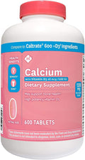 UiiWout hqwedc Member's Mark 600mg Calcium + D3 Dietary Supplement (600 Count)