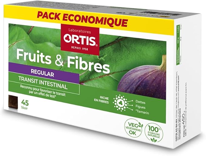Ortis Fruits &amp Fibres Regular 45 Squares to Chew