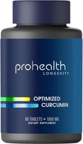 ProHealth Longevity Optimized Curcumin Longvida® - 1000 mg 60 Tablets