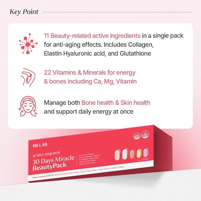 [Vital Beauty Spring Edition] 30 Days Miracle Beauty Pack 3in1 Collagen Gift SET Korean Marine Collagen Fish Collagen for WomanVitamin C Powder Stick Woman Fish Collagen Fast Absorption Fruit F