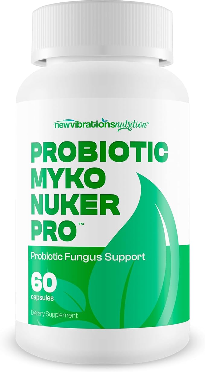 Probiotic Myko Nuker Pro - Our Best Fungus Fighting Probiotics - Natural Nail Fungal Treatment for Toenail Fungus Support - Clear Nails from The Inside Out with Probiotics Fungal Pills - Fungi Nail