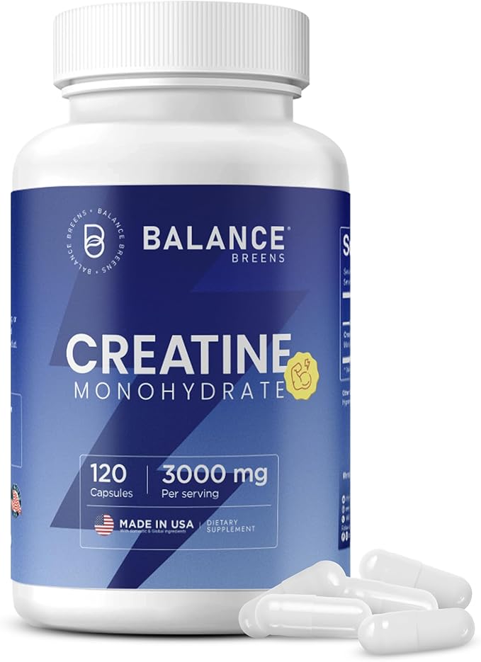 Balancebreens Melatonin + Bromelain + Creatine Nighttime Recovery &amp Performance Bundle