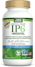Active Again Hope Science IP6 Inositol 120 caps - Whole Body Immune Support with Nature's Most Potent Antioxidant - IP6 Inositol Supplement for Enhanced Immunity Bone Kidney and Heart Health