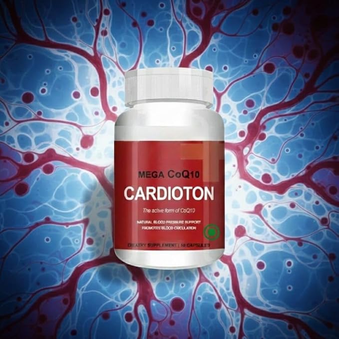Cardioton 60 Capsules with Coenzyme Q10 &amp Arjuna Extract for Heart Health - 60 Capsules